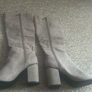 kenneth cole reaction  knee high boots cute taupe color